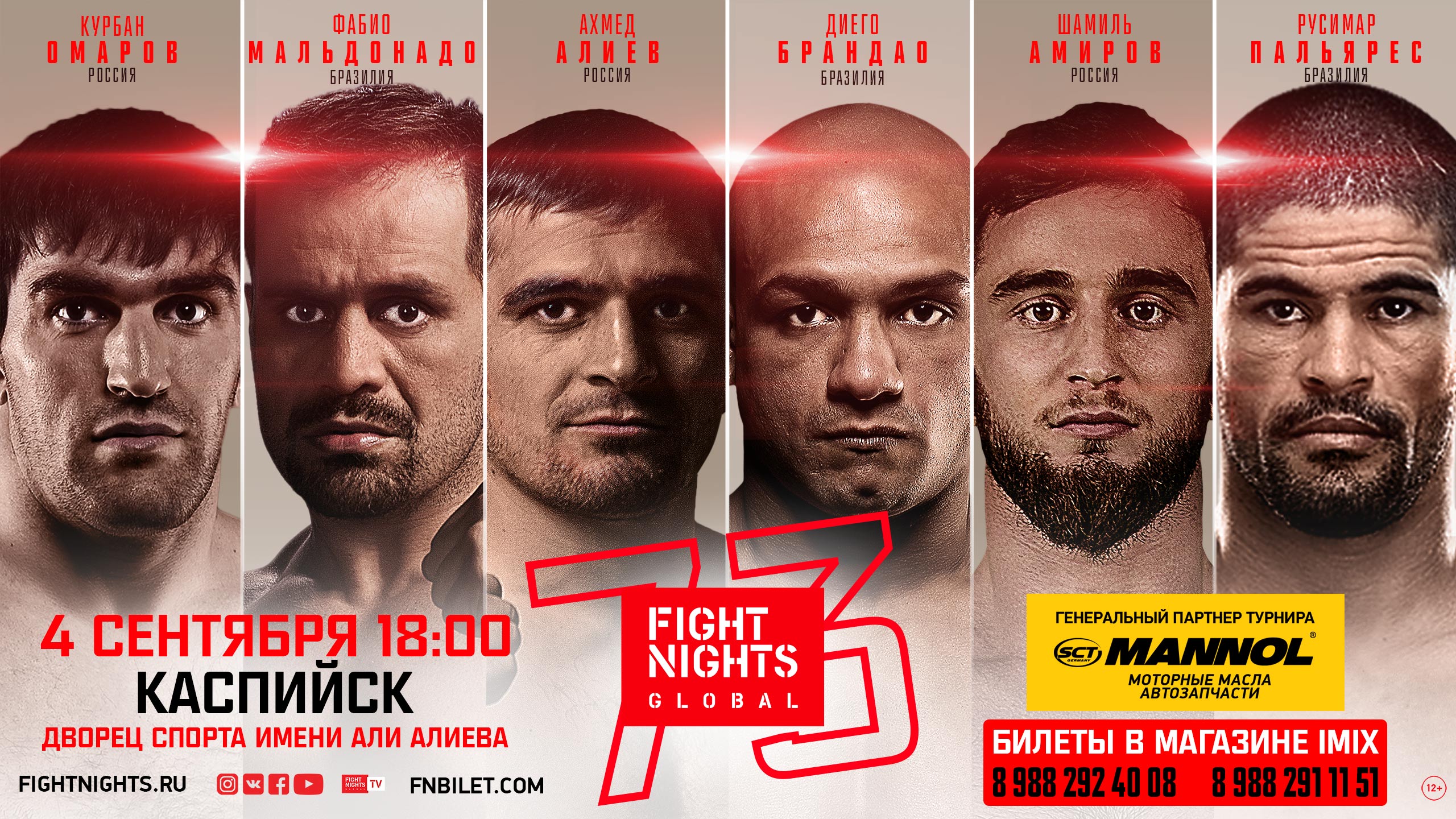 РЕЗУЛЬТАТЫ ТУРНИРА ПО ММА FIGHT NIGHTS GLOBAL 73